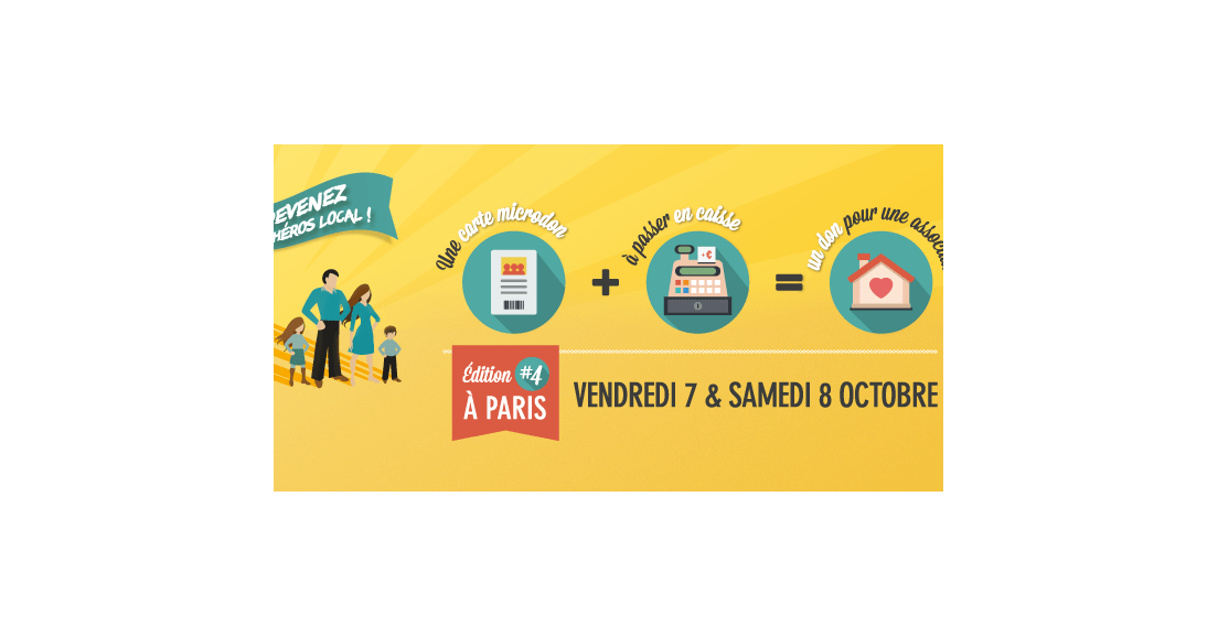 Opération carte microDON Paris 2016 : venez soutenir notre association !