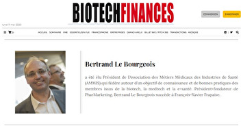 11 mai 2020 - L'AMMIS dans le magazine Biotech Finances