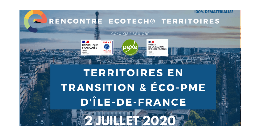 2 juillet 2020 : Participez à la Rencontre Ecotech Territoires !