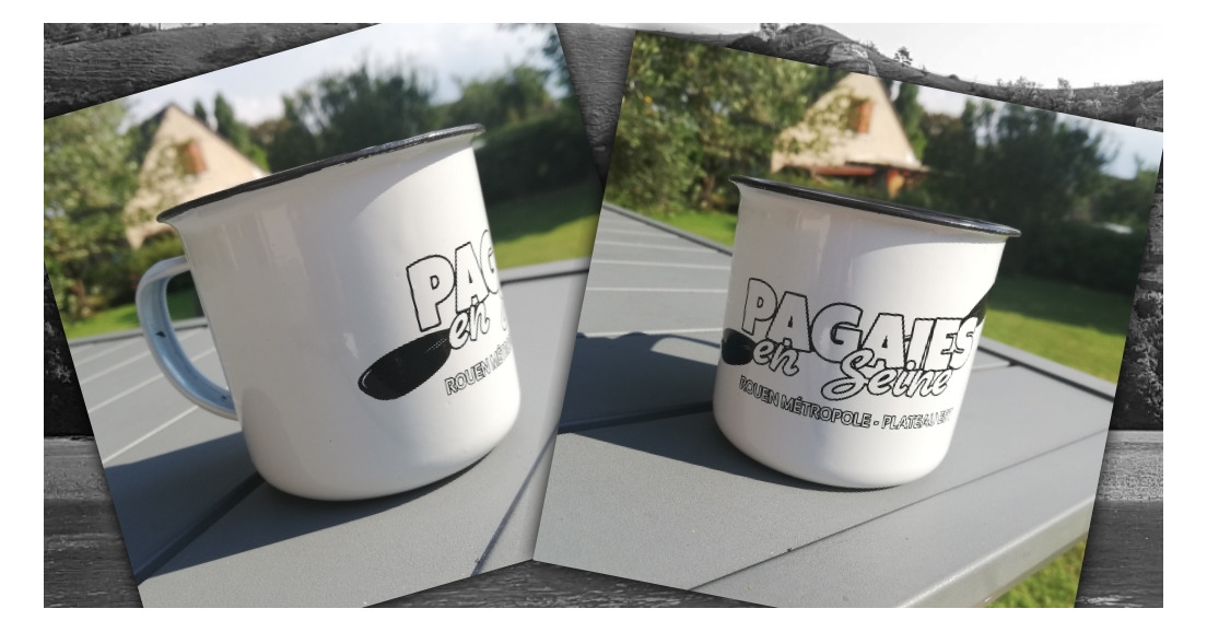 Les mugs PAGAIES EN SEINE sont disponibles !