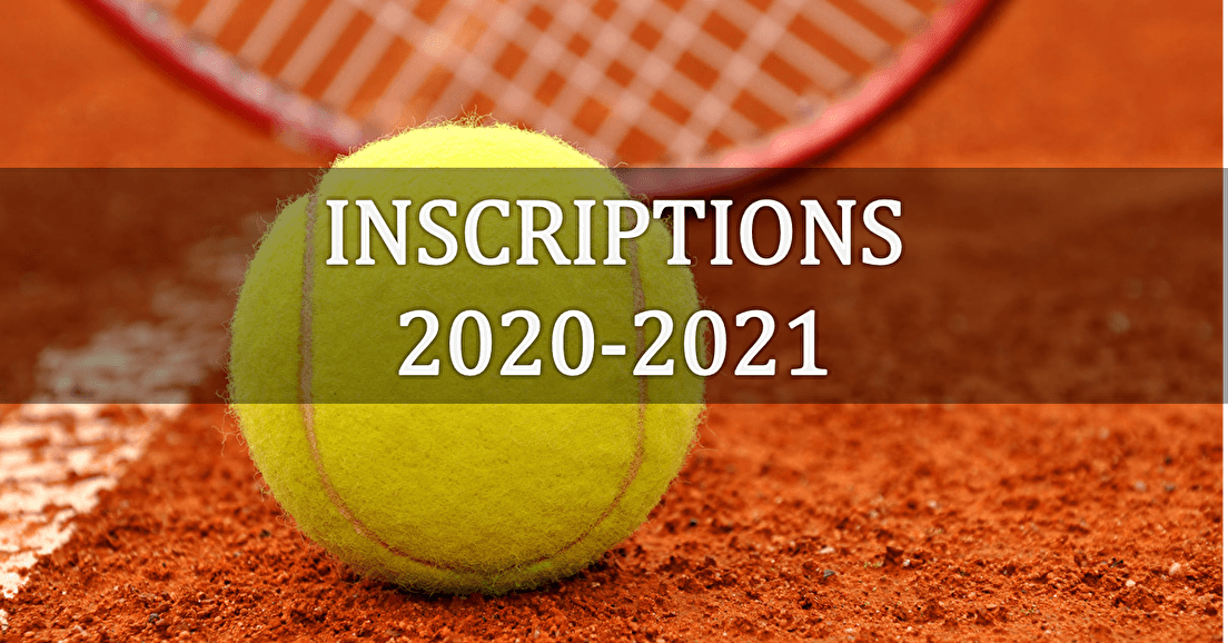 Inscriptions saison 2020-2021
