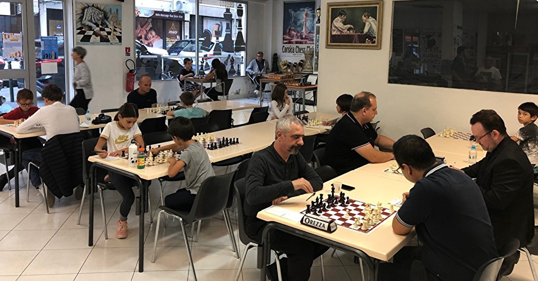 Les appariements des tournois fermés du Corsica Chess Club sont en ligne!