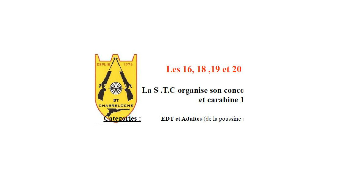 08/09/2020 - Annonce challenge 10 m des Bois Noirs - Chabreloche