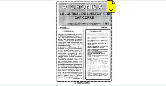 A Cronica n°2 -1991 (téléchargeable)