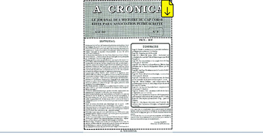 A Cronica n°9 -1995 (téléchargeable)
