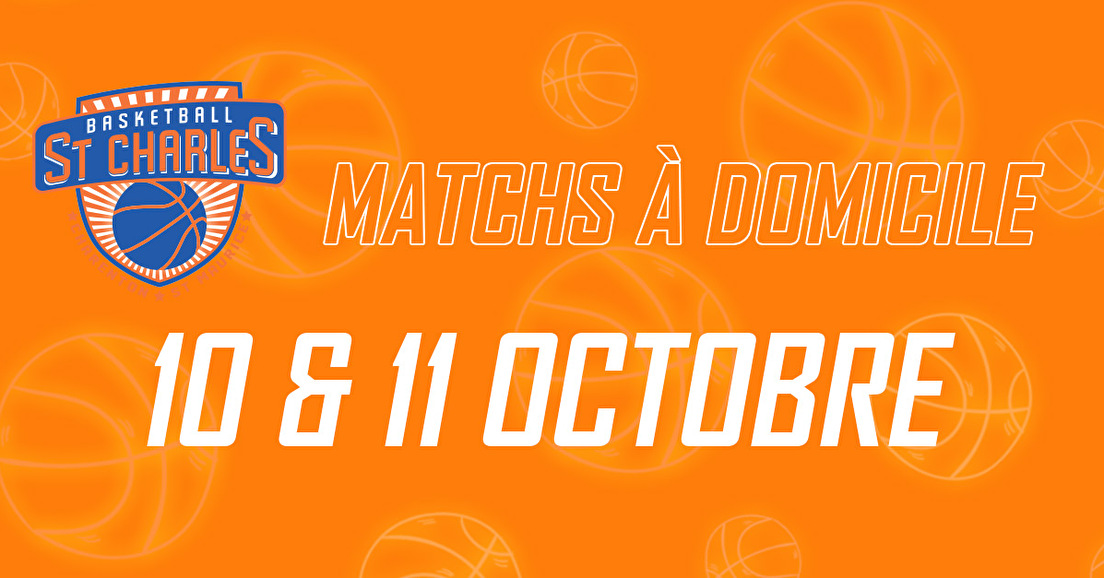 Matchs à domicile // Weekend du 10 et 11 octobre 2020