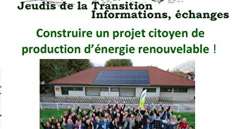 Jeudi de la Transition,15 Octobre : citoyens et énergie renouvelable !