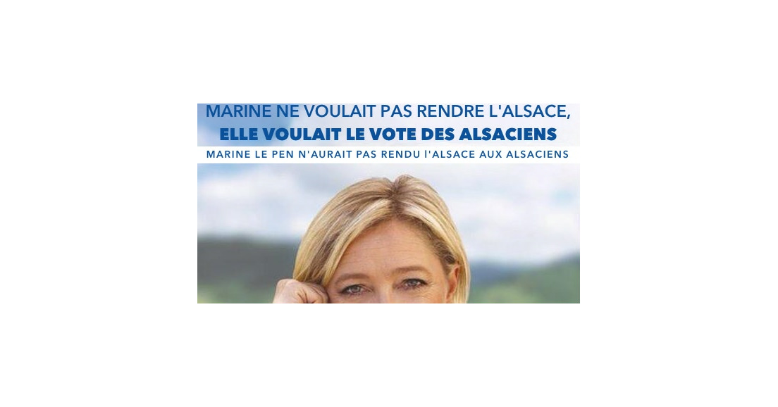 Le FN ne nous rendra pas l’Alsace !