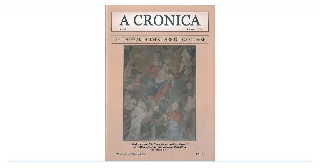A Cronica n°35 -2014 (7€)
