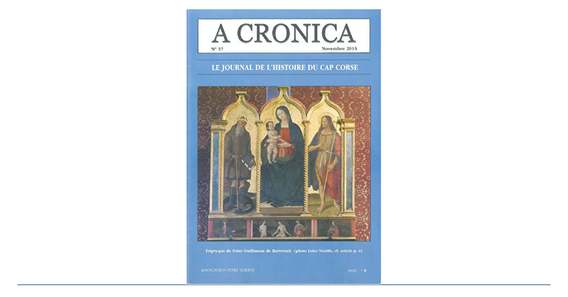 A Cronica n°37 -2015 (7€)