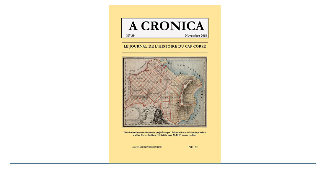A Cronica n°39 -2018 (7€)