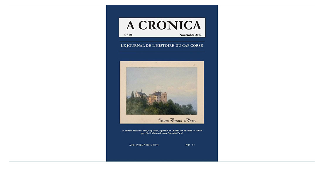 A Cronica n°40 -2019 (7€)