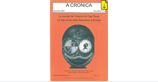A Cronica HS n°9 "entre Révolution et Empire" -2002 (téléchargeable)