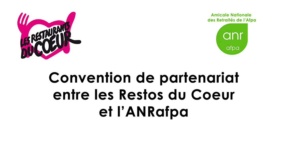 Convention de partenariat ANR - Restos du Coeur
