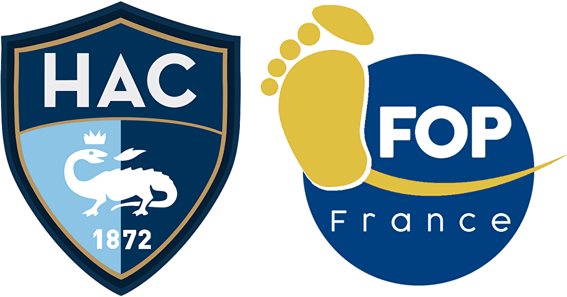 Le club de football du HAC (Havre Athlétic Club) soutient FOP France!