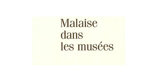 "Malaise dans les musées" de Jean Clair