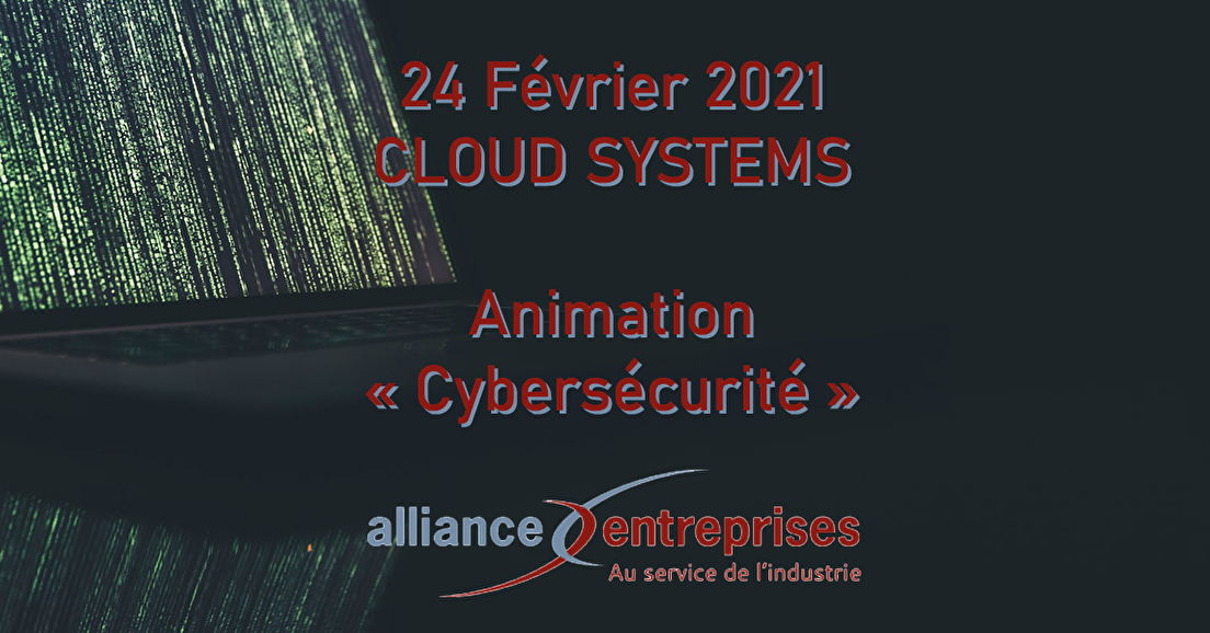 24/02/2021 Atelier "Cybersécurité"