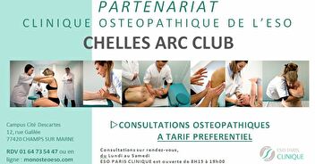 Partenariat avec l'Ecole Supérieure d'Ostéopathie de Champs sur marne