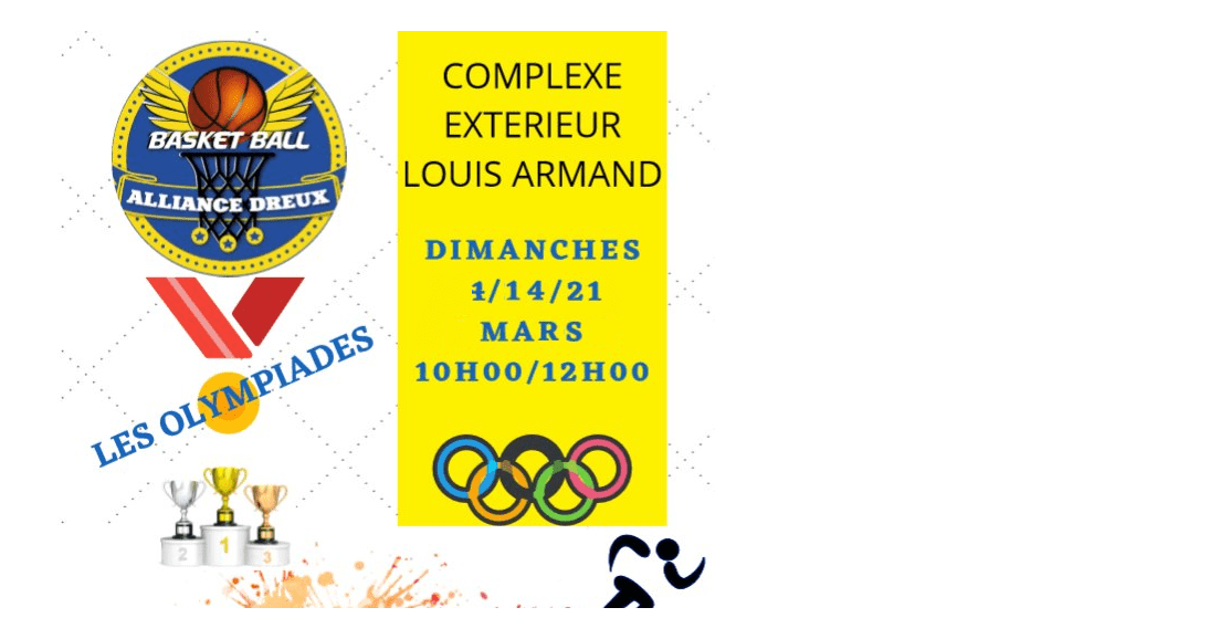 Les Olympiades 7, 14 et 21 mars 2021