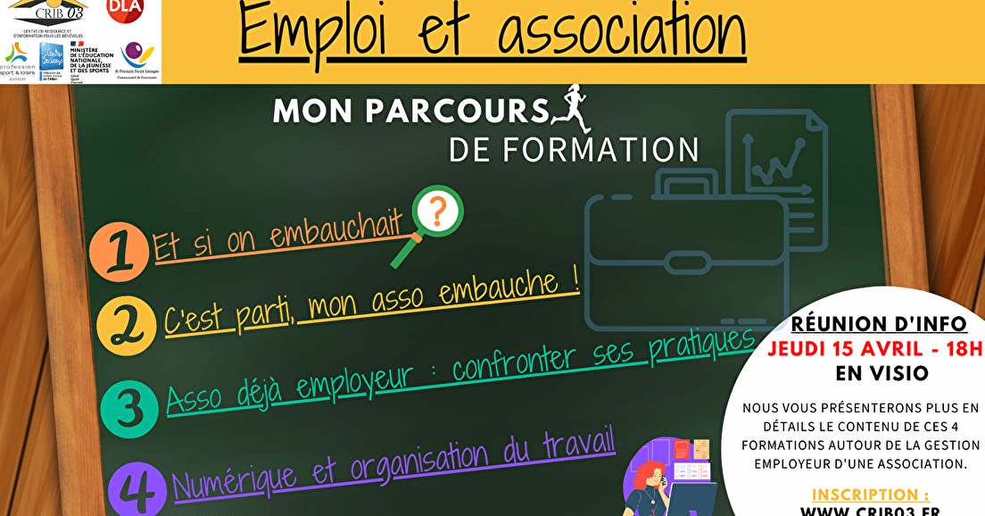 PARCOURS DE FORMATION ET D'ACCOMPAGNEMENTS : EMPLOI & ASSOCIATION