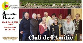 Assemblée Générale du club de l'Amitié de La Ferrière aux Étangs.