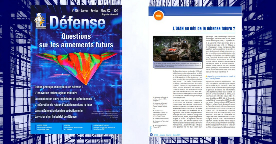 ARTICLE : "L'OTAN au défi de la défense future ?" par G. Lasconjarias