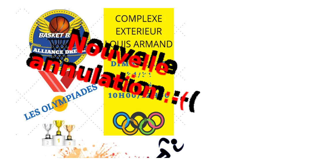 ANNULATION: Les Olympiades en avril 2021: