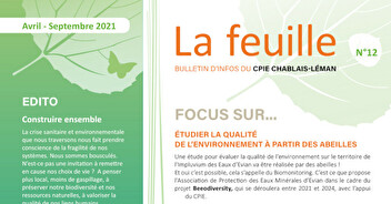 Nouveau numéro de La Feuille, bulletin d'information du CPIE Chablais-Léman