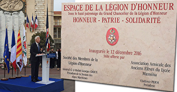 La Grande Chancellerie de la Légion d'Honneur distingue le Lycée