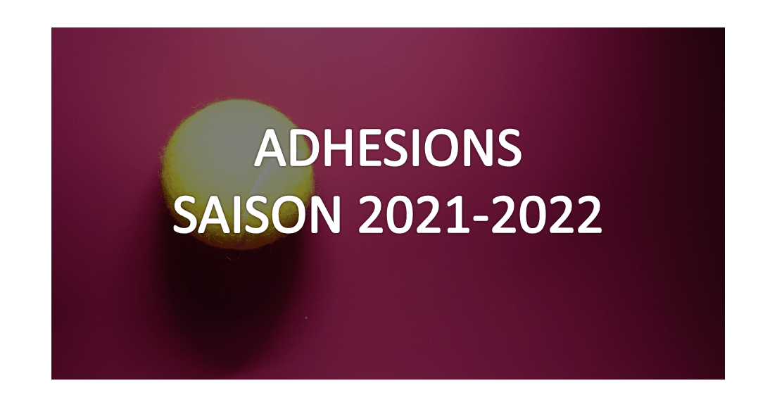 Inscriptions saison 2021-2022