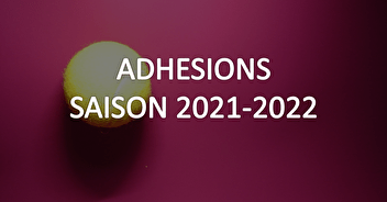 Inscriptions saison 2021-2022