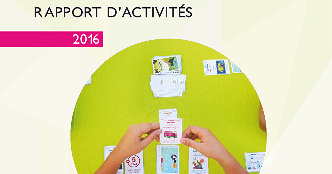 Découvrez notre Rapport d’activités 2016 !