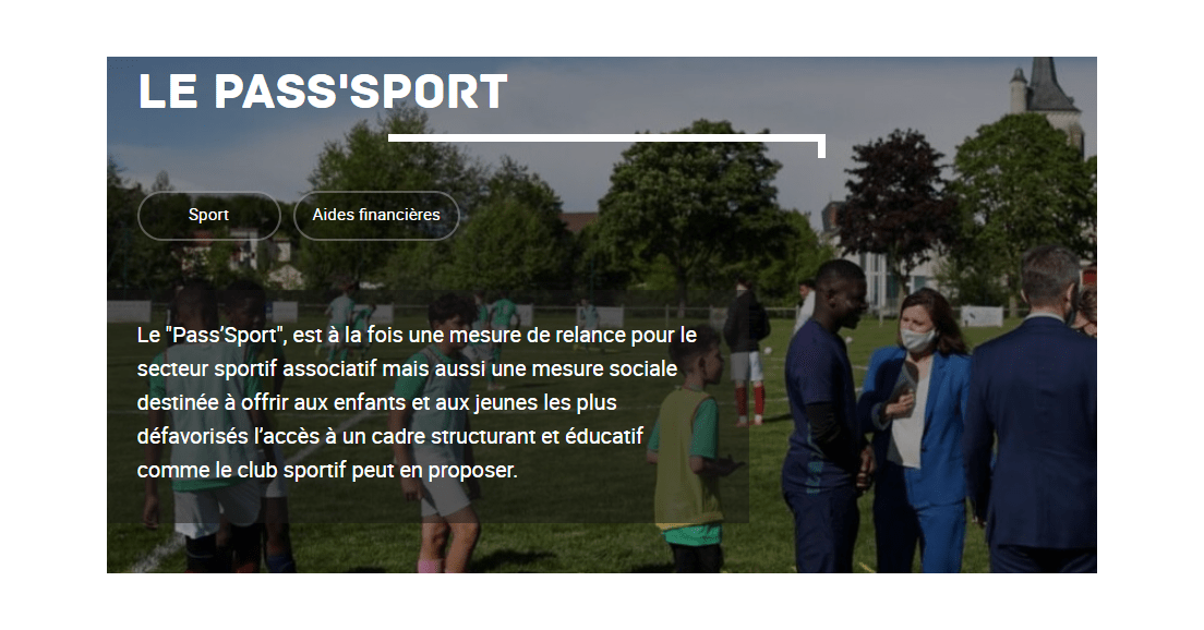 Lancement du Pass Sport