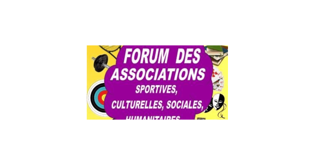 Forum des associations le samedi 3 septembre