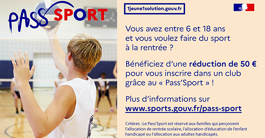 Pass'Sport pour 2021/2022