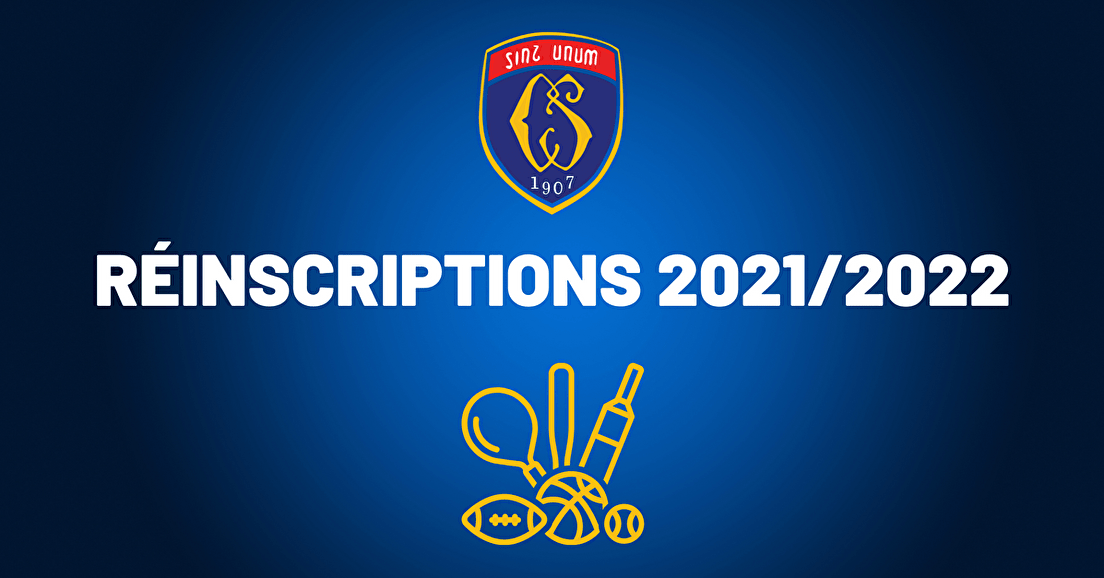 Réinscription saison 2021/2022