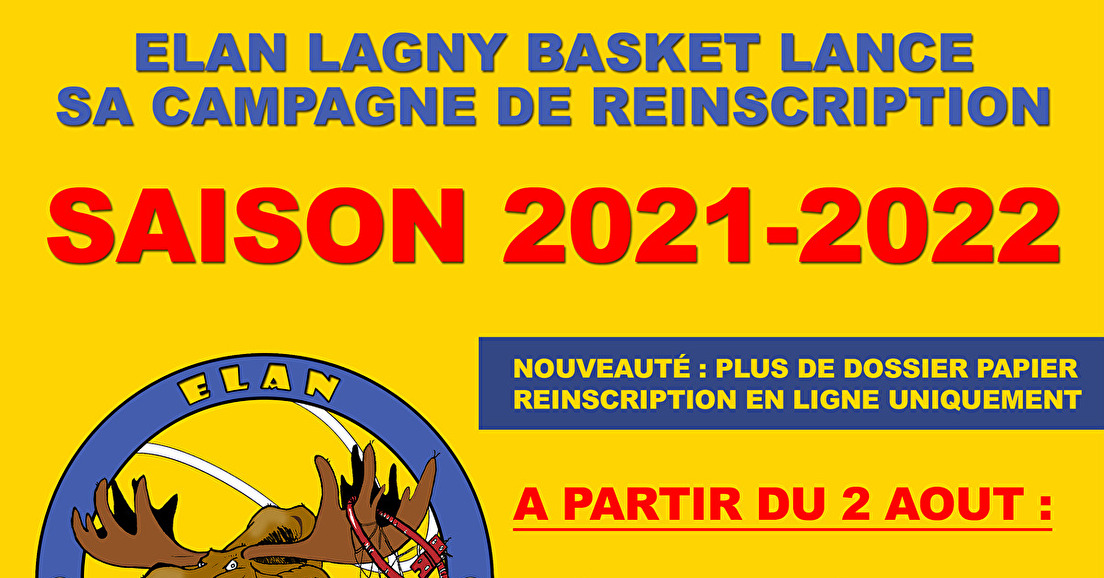 Campagne de réinscription saison 2021-2022