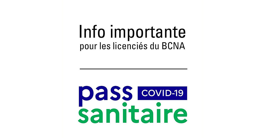 Information importante pass sanitaire