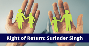 Right of Return: Surinder Singh