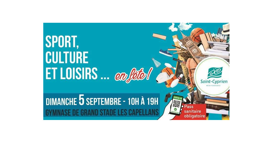 Forums des associations ce dimanche 5 septembre 2021 à Saint-Cyprien.