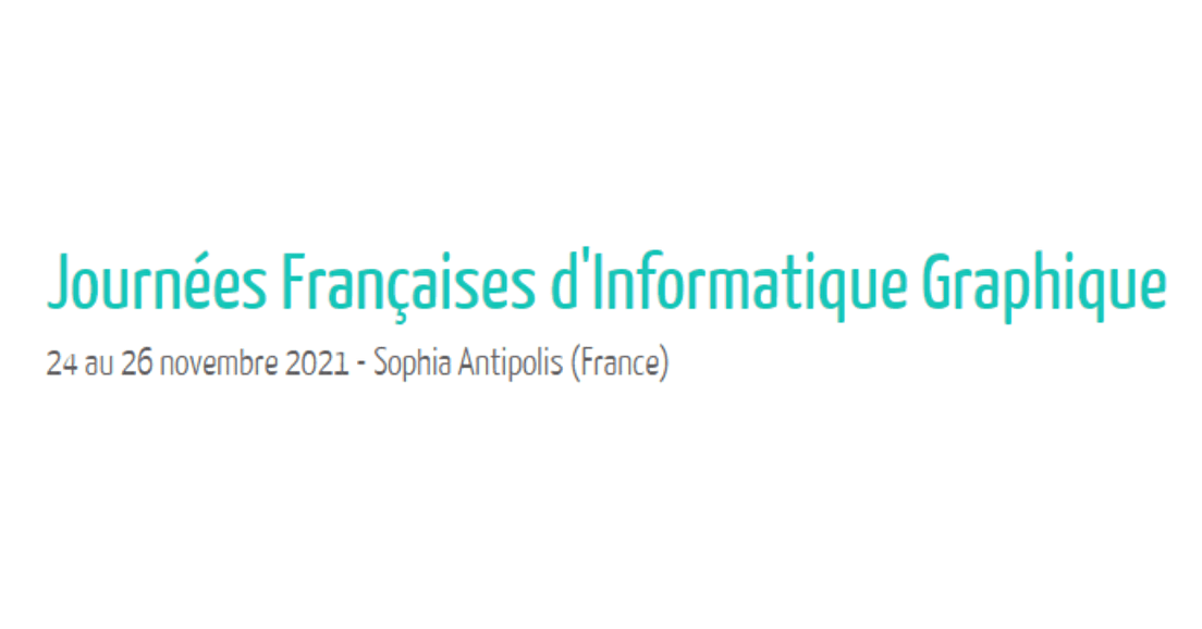 JFIG2021: Journées Françaises de l'Informatique Graphique 2021