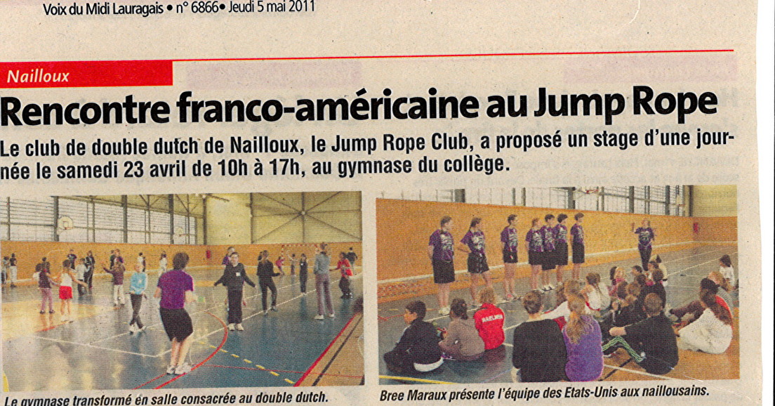 Rencontre Franco-Américaine au Jump Rope