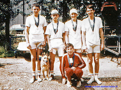 1969-1er titre de Champion de France en 4+ cadets
