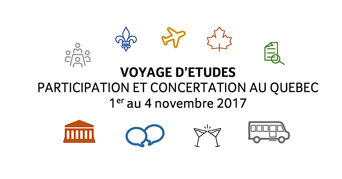 Voyages d'étude : participation et concertation au Québec