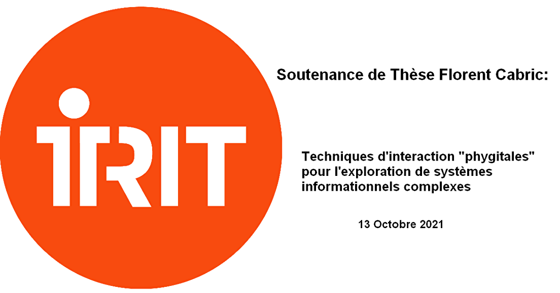 Soutenance de Thèse: Florent Cabric - 13 octobre 2021