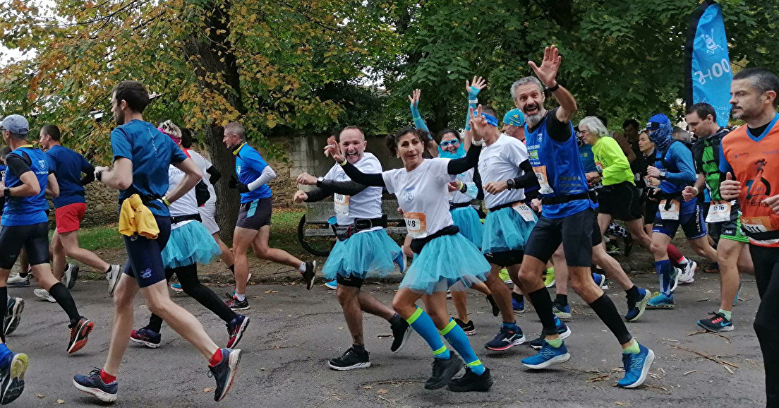 Marathon de Chablis, les Bleus en Fêtes, le 23 Octobre