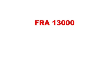 FRA 13000 !