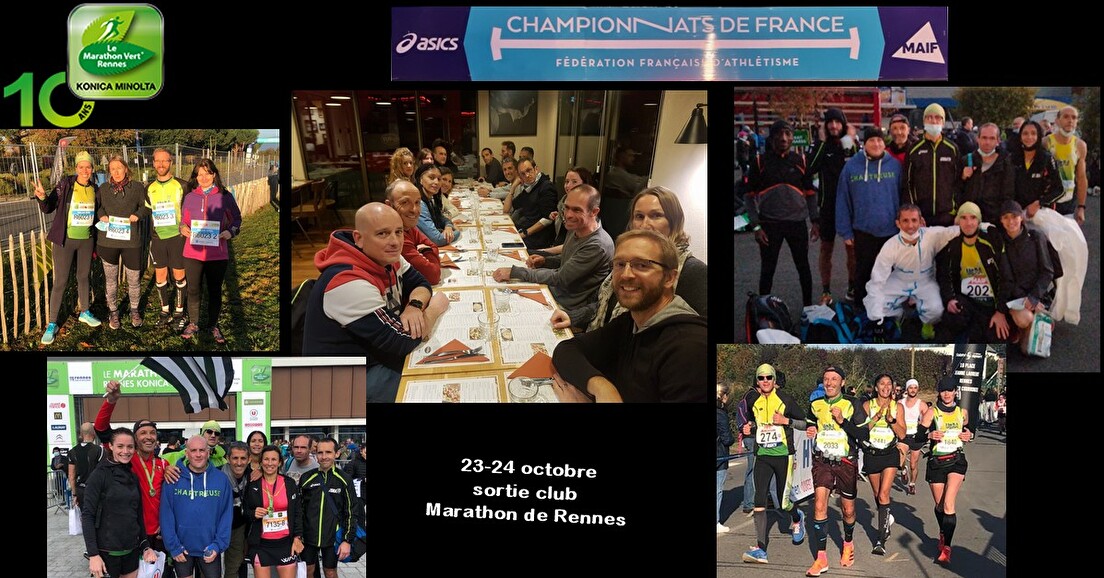 Sortie club au marathon de Rennes