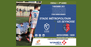 Match Stade Métro Vs US Seynoise du 07/11/2021