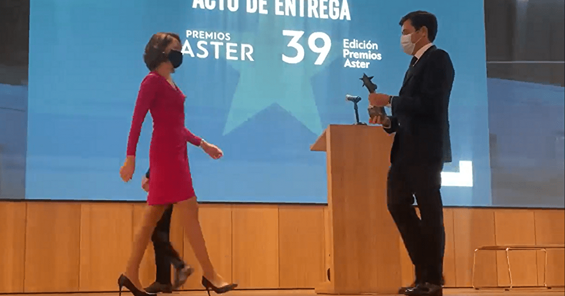 Silvia Arto ha sido galardonada con el premio Aster de la Comunicación